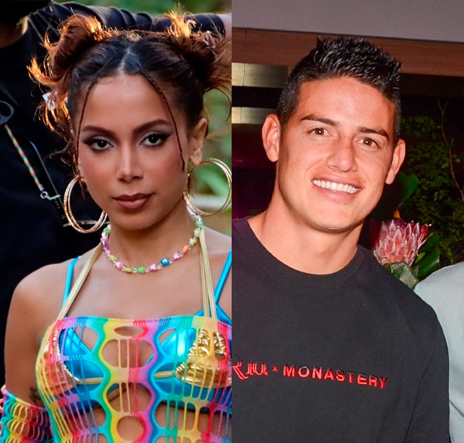 Anitta é vista jantando com o ex-<i>affair</i> James Rodríguez, diz jornal