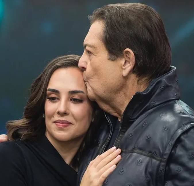 Filha de Fausto Silva relembra momento emocionante ao lado do pai durante o último <I>Faustão na Band</i>