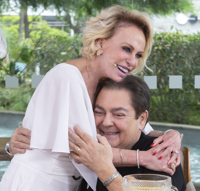 Ana Maria Braga manda recado ao vivo para Faustão: <i>Um beijo grande no coração</i>