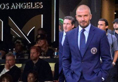 Príncipe Harry e David Beckham aparecem sem esposas em jogo de Lionel Messi; veja quem mais esteve por lá