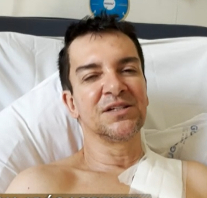 Regis Danese deve receber alta ainda hoje: <i>Os médicos estão surpresos com a minha recuperação</i>