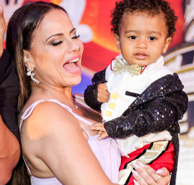 Viviane Araújo promove festa luxuosa para comemorar o primeiro aniversário de Joaquim