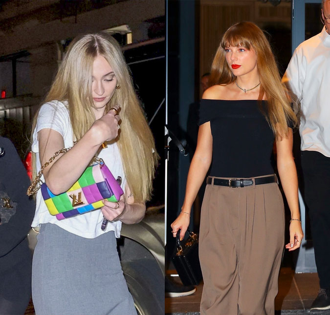 Em meio à divórcio, Sophie Turner segue aproveitando companhia de Taylor Swift e fonte diz: <i>- Pode conversar com ela sobre qualquer coisa</i>