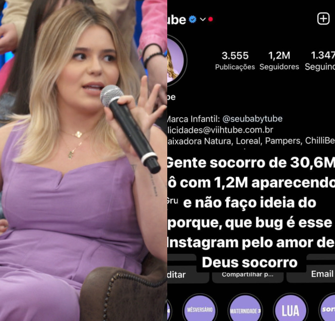 Viih Tube se desespera ao <i>perder</i> 29 milhões de seguidores em <i>bug</i> do <i>Instagram</i>