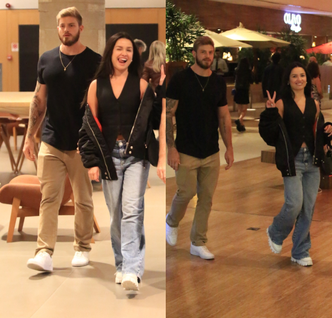 Juliette Freire é clicada com <i>affair</i> em <i>shopping</i> no Rio de Janeiro