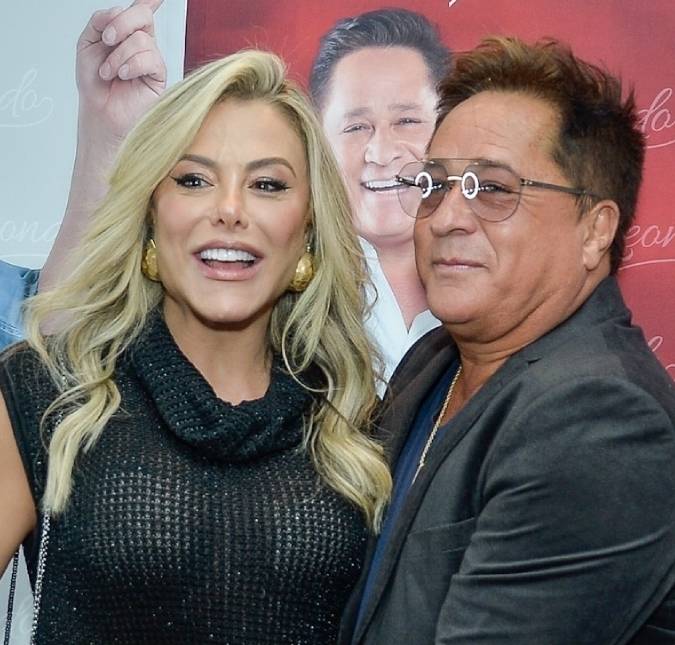 Poliana Rocha grava Leonardo chutando pônei de neta e causa polêmica: <I>Bruto</i>