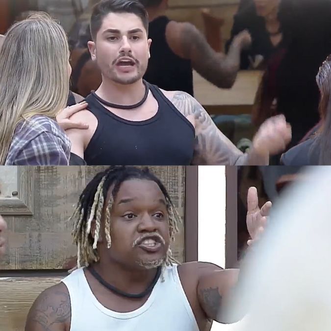 Cariúcha, Laranjinha e Tonzão discutem com Lucas Souza e trocam ofensas durante madrugada em <i>A Fazenda 15</i>. Saiba tudo que rolou!