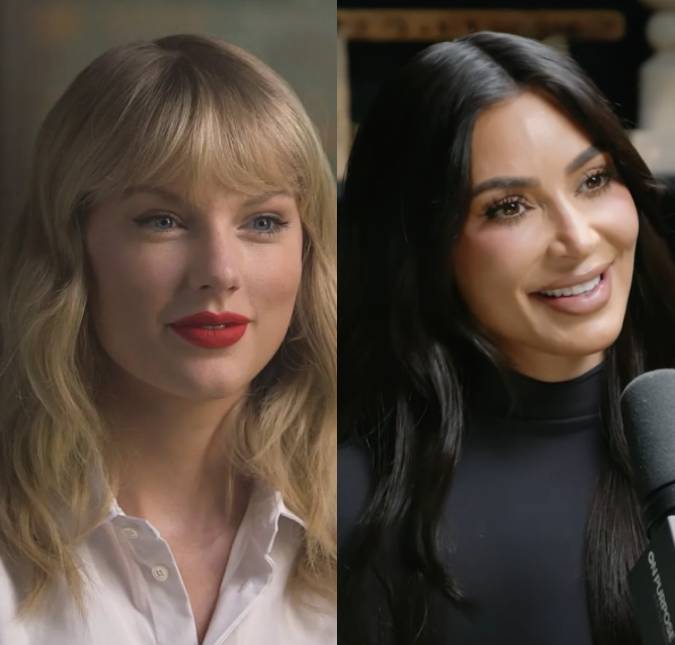 Fãs apontam indireta para Kim Kardashian em novo álbum de Taylor Swift: <i>Rindo de cada passo que eu dava</i>