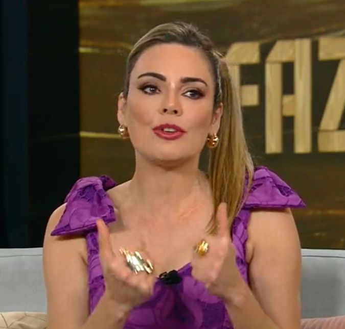 Em momento raro, Rachel Sheherazade compartilha foto com os filhos, confira A jornalista é mais discreta com a imagem dos jovens