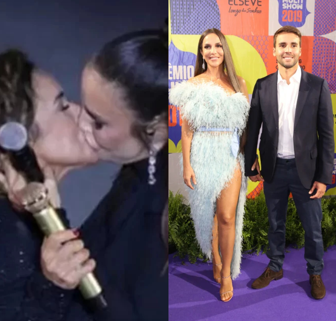 Marido de Ivete Sangalo comenta beijo da cantora em Daniela Mercury: <I>Teve um valor simbólico</i>
