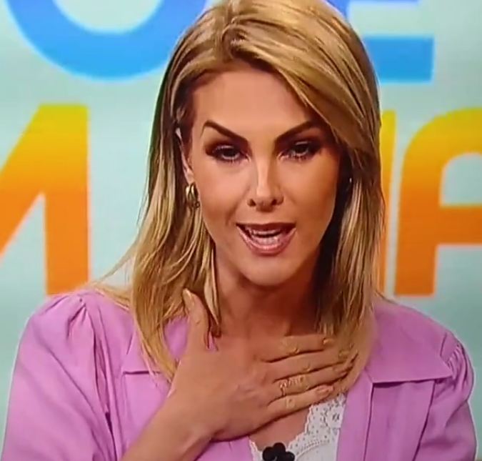 No <i>Hoje em Dia</i>, Ana Hickmann agradece mensagens de carinho após polêmica com o marido: <i>- Está sendo um momento difícil</i>