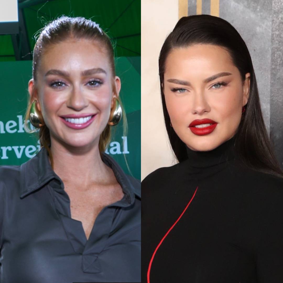 Marina Ruy Barbosa defende Adriana Lima após criticas à aparência da modelo: <i>Linda como sempre!</i>