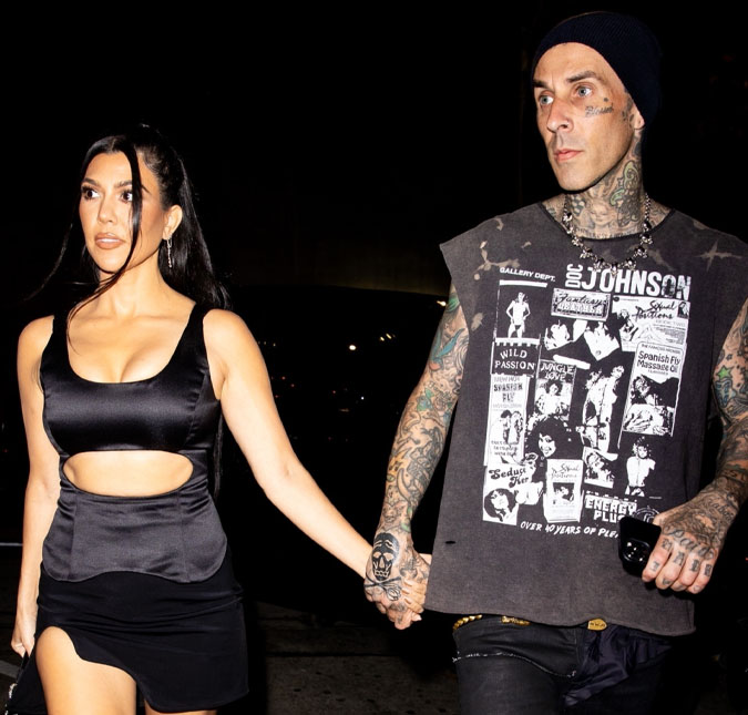 Kourtney Kardashian diz que <i>foi um milagre</i> ter um filho com Travis Barker