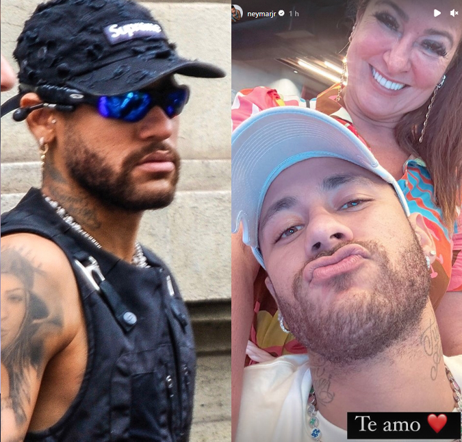 Neymar Jr. ignora rumores de nova festa e se declara para mãe: <i>Te amo</i>