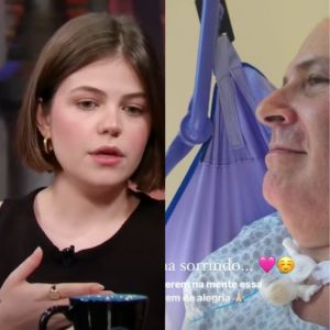 Filha de Mingau, do <i>Ultraje a Rigor</i>, compartilha foto do artista sorrindo na UTI: <i>Imagem de alegria</i>