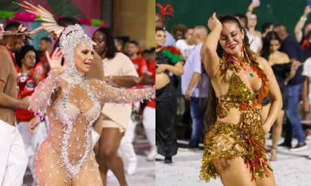 Viviane Araújo, Paolla Oliveira e mais... Veja as famosas que arrasaram no mini desfile das Escolas de Samba do Rio de Janeiro