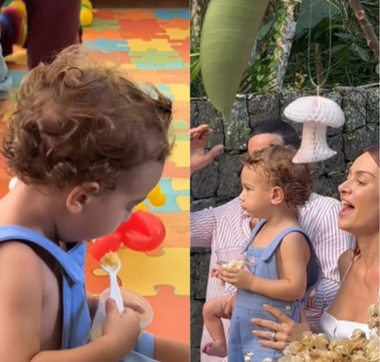 Thaila Ayala celebra aniversário de dois anos de idade de filho com Renato Góes; veja!