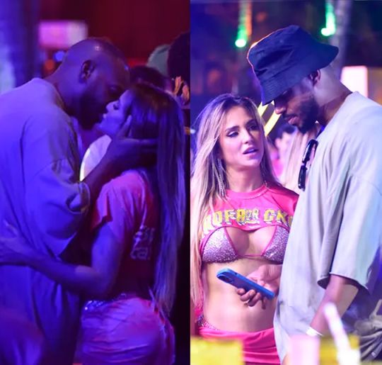 Gabi Martins e Marlon Wayans, de <I>As Branquelas</i>, trocam beijos na <I>Farofa da Gkay</i>