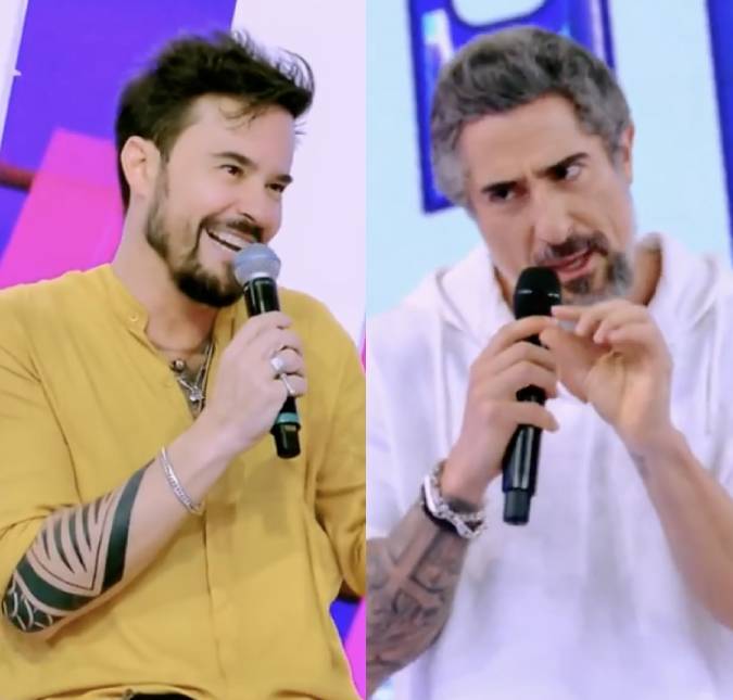 Marcos Mion e Paulinho Vilhena revelam que fizeram tatuagens juntos na época do seriado <i>Sandy e Junior</i>