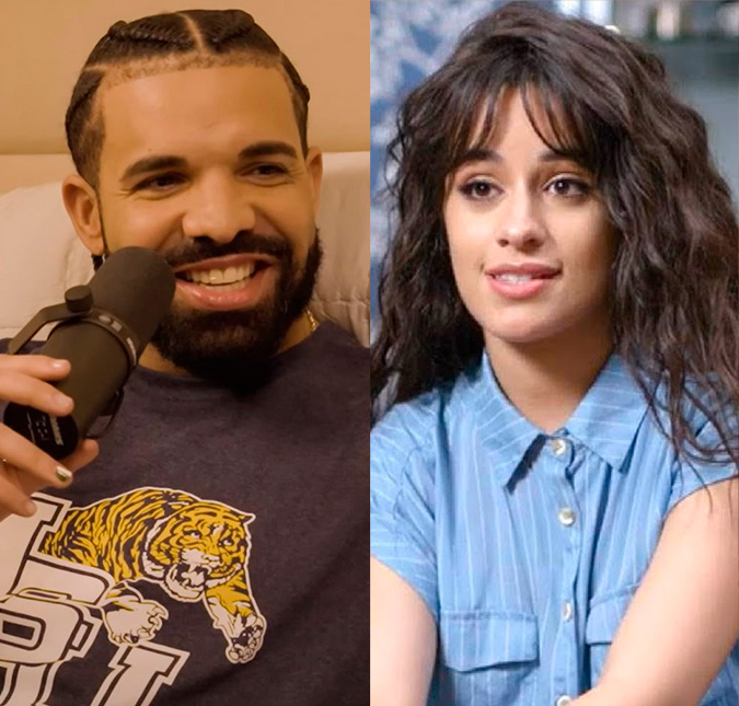 Após Camila Cabello ser vista com Drake, fãs detonam possível <I>affair: Ele precisa encontrar alguém da idade dele</i>