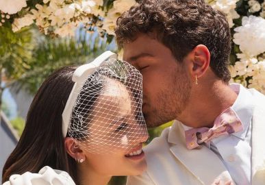 Indireta? Gravata escolhida por André Luiz Frambach para casamento causa alvoroço na <I>web</I>