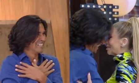 André Gonçalves se emociona ao reencontrar Danielle Winits em final de <i>A Fazenda 15</i>