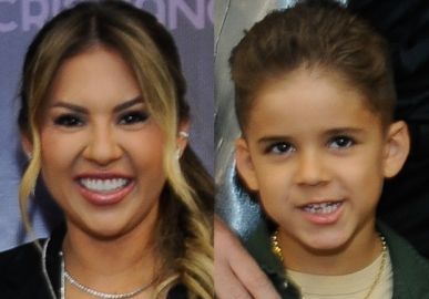 Natália Toscano, esposa de Zé Neto, relata acidente envolvendo o filho: <i>- Anzol fincado na boca</i>