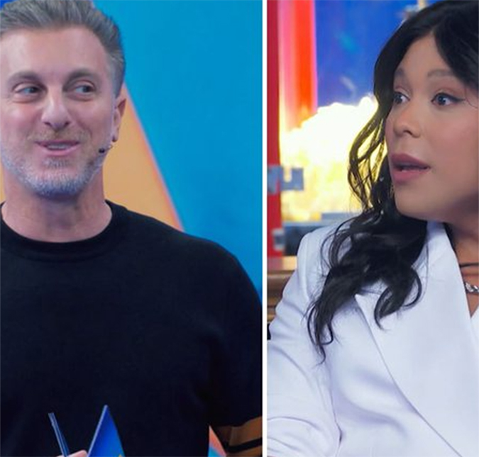 Luciano Huck leva cutucada de Blogueirinha no <i>Domingão</i>: - <i>Pensei que você estava cobrindo férias do Faustão</i>