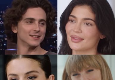 Timothée Chalamet quebra silêncio sobre possível treta entre Kylie Jenner e Selena Gomez, que envolveu até Taylor Swift