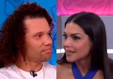 Fora do <i>BBB24</I>, Maycon chora ao rever falas sobre roupas de Yasmin Brunet e leva sermão de Thais Fersoza