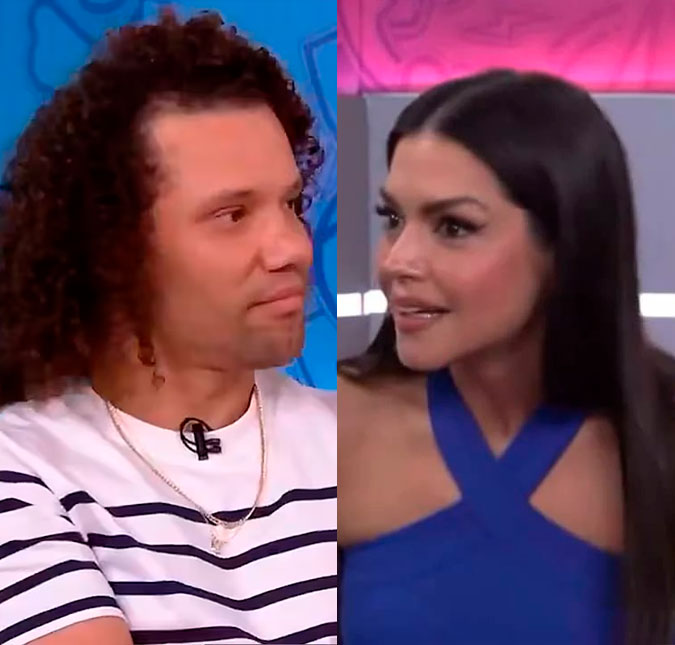 Primeiro eliminado do <I>BBB24</I>, Maycon comenta entrevista de Thais Fersoza no <I>Bate-Papo com o Eliminado: - Falta competência</I>