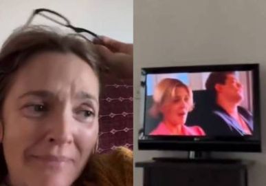 Drew Barrymore viraliza ao mostrar tamanho de sua TV: <i>Ela é pobre agora?</i>