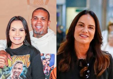 Luiza Brunet responde comentários de esposa de Rodriguinho: <i>Sinto muito por você</i>
