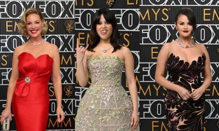 Katherine Heigl, Jenna Ortega, Selena Gomez... Veja os <i>looks</i> do tapete vermelho da 75º edição do <i>Emmy Awards</i>!
