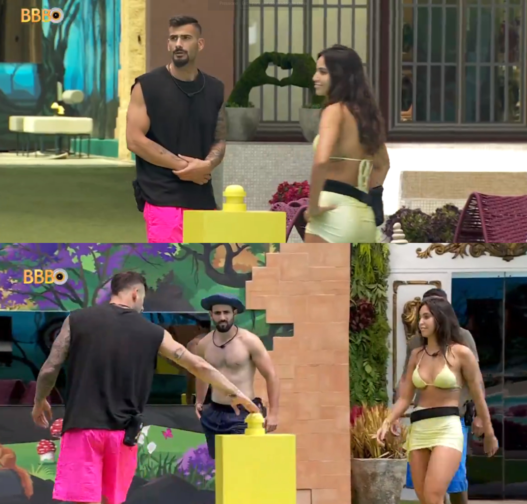Nizam aperta botão misterioso e leva três participantes para o Quarto Amarelo do <I>BBB24</i>