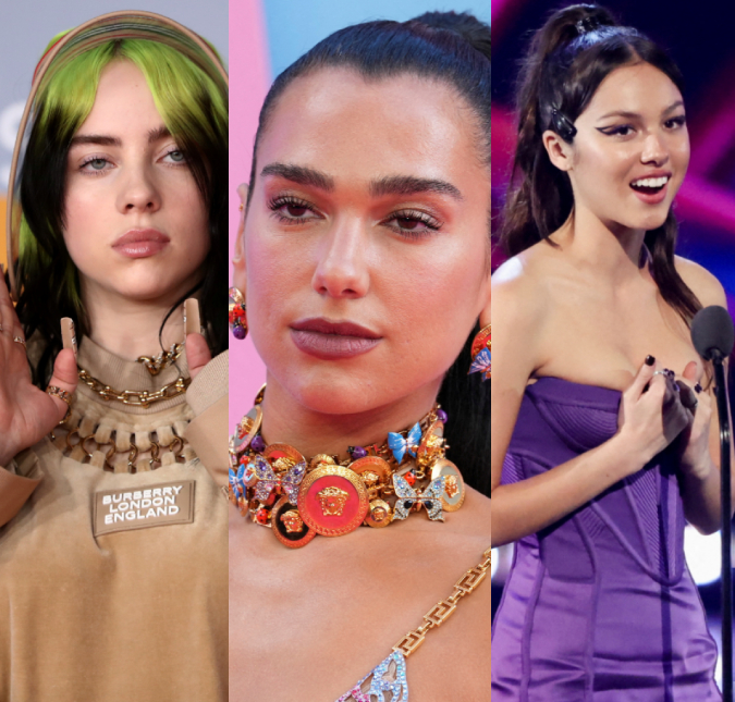 Billie Eilish, Dua Lipa e Olivia Rodrigo vão cantar no <I>Grammy 2024</i>