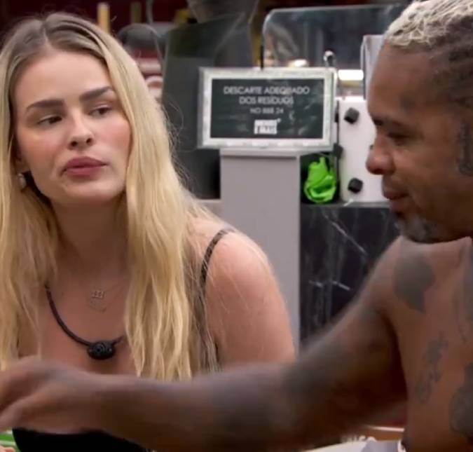 Em conversa com Rodriguinho, Yasmin Brunet diz que vai atrás de quem falou de seu corpo: <I>Vou metralhar, vou arregaçar</i>