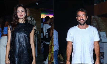 Sophie Charlotte, Humberto Carrão e mais famosos se reúnem para assistir ao primeiro capítulo de <i>Renascer</i>