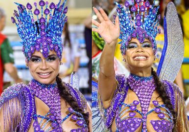 Arrasou! Lexa cai no samba e ostenta corpão durante ensaio da Unidos da Tijuca