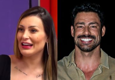 Andressa Urach relembra ficada com Cauã Reymond: <I>Até hoje eu recordo, boas lembranças </i>