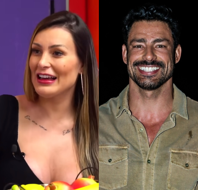 Andressa Urach relembra ficada com Cauã Reymond: <I>Até hoje eu recordo, boas lembranças </i>