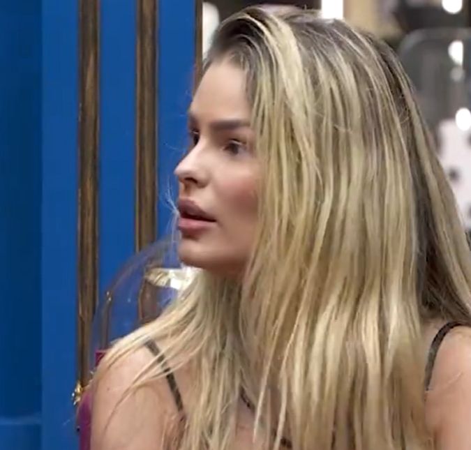 Equipe de Yasmin Brunet se pronuncia após novo comentário de Rodriguinho: Desnecessário e irresponsável A modelo pediu para o cantor falar uma característica sua e ele falou fome