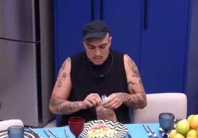 No <i>BBB24</i>, após brigar com Davi, MC Bin Laden se recusa a comer comida feita por <i>brother</i>