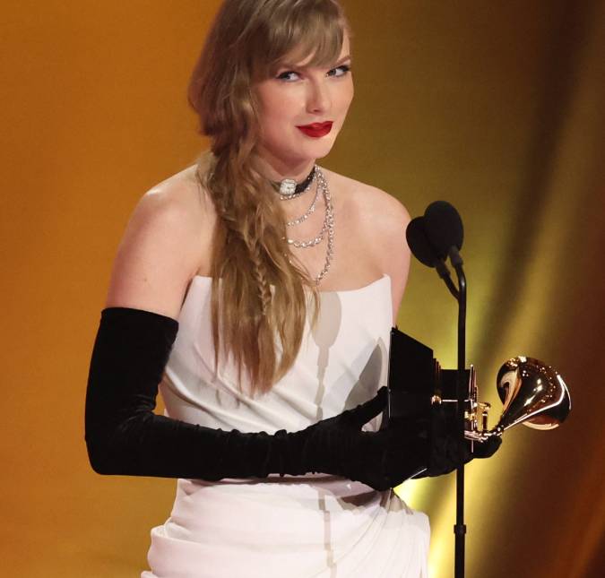 Taylor Swift ganha <i>Grammy</i> e anuncia novo álbum: <i>The Tortured Poets Department</i>