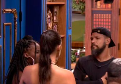 Alane e Leidy Elin protagonizam briga com Juninho após votação; saiba o que rolou durante a madrugada no <i>BBB24</I>