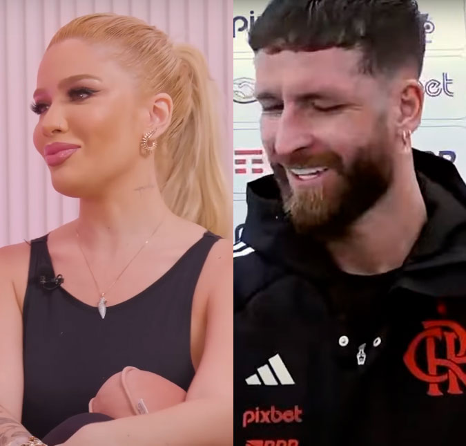 Estão juntos! Durante festa, Léo Pereira pede Karoline Lima em namoro