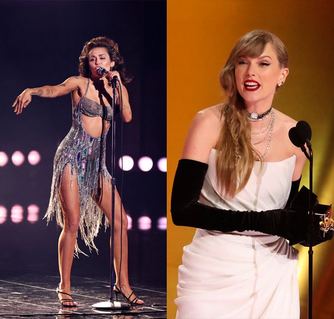 Elas estão com tudo! Taylor Swift e Miley Cyrus se tornam destaques no <i>Grammy 2024</i> por feitos inéditos
