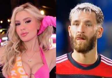 O amor está no ar! Karoline Lima assume namoro com Léo Pereira, jogador do Flamengo