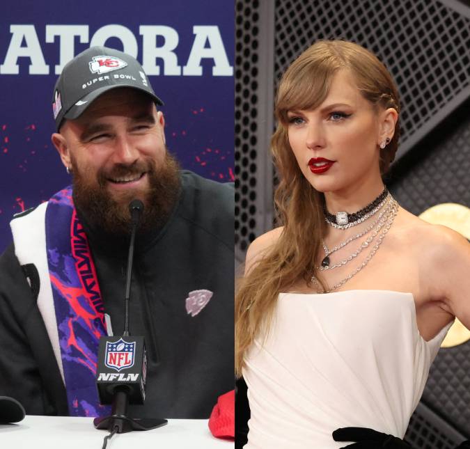 Travis Kelce revela que já ouviu álbum novo de Taylor Swift, sua namorada, e dispara elogios: <i>- Ela é inacreditável</i>