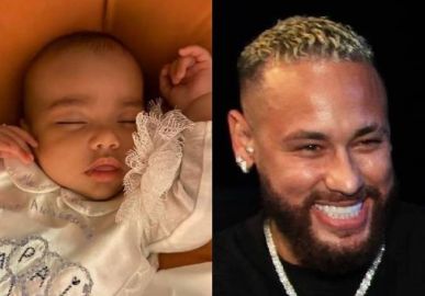 Neymar Jr. comemora mêsversário da caçula Mavie: <i>Princesinha</i>